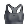 51CM7jiEcoL.jpg Women's HeatGear Armour Mid Padless Sports Bra - 1373865-012 - Pitch Gray/Black/Black - XS