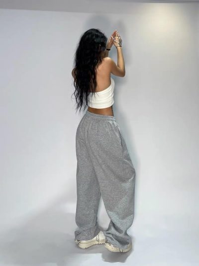 XPONNI Y2K Baggy Sweatpants - Wide Leg Women's Pants