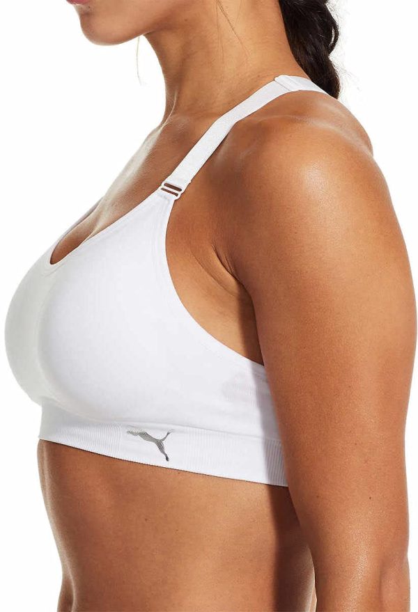 Women Sports Bra, 3-Pack (Black/White/Grey, X-Large)