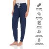 3 Pack: Womens Cotton Joggers - 100% Cotton Lounge Athletic Casual Sleep Casual Pajama PJ Pants Sweatpants