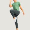 618tiMcfnJL.jpg Women's Short Sleeve Workout Shirts Breathable UPF 50+ Sun Protection T-Shirts Quick Dry Gym Running Hiking Tops