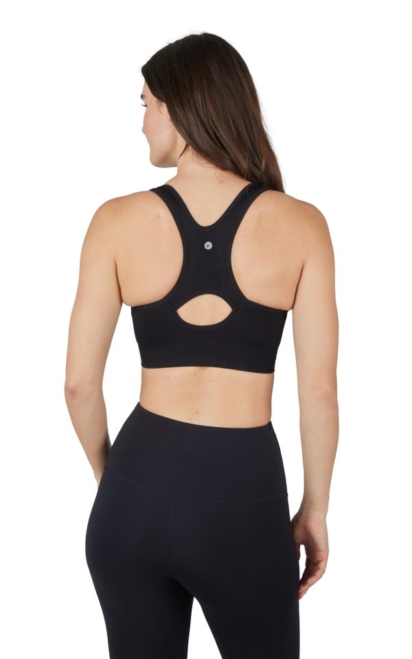 - Women's 2 Pack Front Zip Seamless Sports Bra