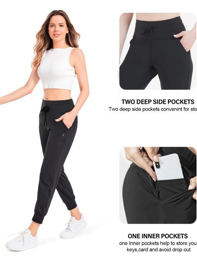 Women's Joggers Pants Lightweight Running Sweatpants with Pockets Athletic Tapered Casual Pants for Workout,Lounge