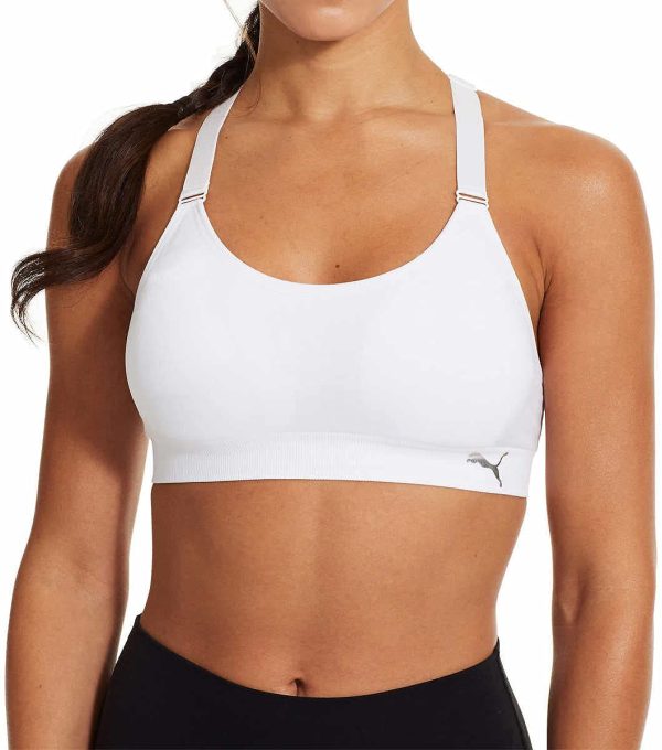 Women Sports Bra, 3-Pack (Black/White/Grey, X-Large)