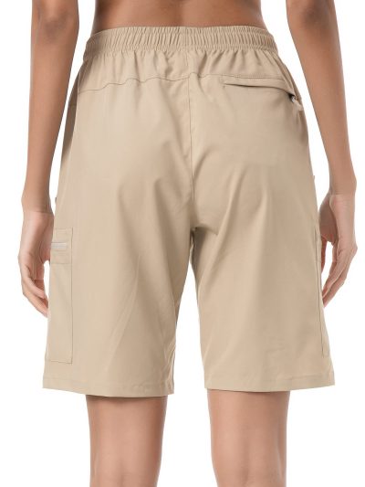 Women's Lightweight Hiking Cargo Shorts Quick Dry Breathable Summer Shorts Women Travel Athletic Golf with Pockets