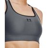 61Y8ceqYuPL.jpg Women's HeatGear Armour Mid Padless Sports Bra - 1373865-012 - Pitch Gray/Black/Black - XS
