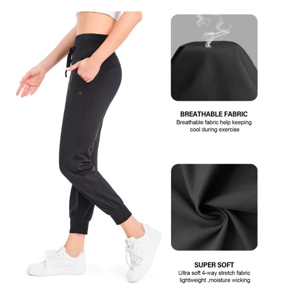 Women's Joggers Pants Lightweight Running Sweatpants with Pockets Athletic Tapered Casual Pants for Workout,Lounge