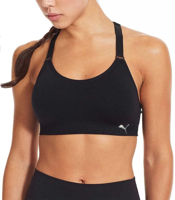 Women Sports Bra, 3-Pack (Black/White/Grey, X-Large)
