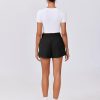 61aSbxJ2kCL.jpg Womens Light Weight Athletic Shorts High Waisted Linerless Active Short Casual Quick Dry Lounge Shorts with Pockets