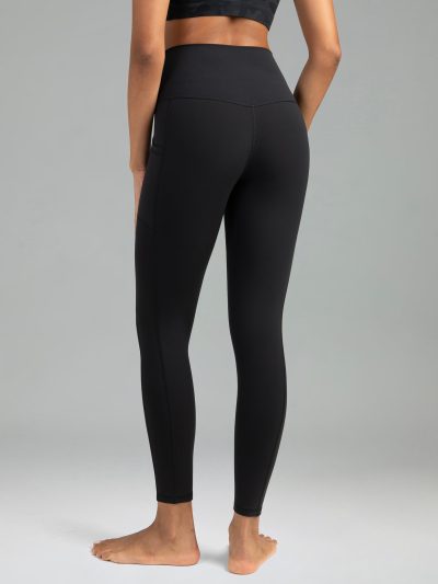 Women's High Waisted Yoga Pants 7/8 Length Leggings with Pockets