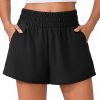 61olNE3xeQL.jpg Womens Light Weight Athletic Shorts High Waisted Linerless Active Short Casual Quick Dry Lounge Shorts with Pockets