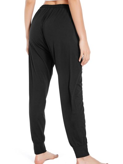 Womens Yoga Sweatpants Loose Lightweight Workout Joggers Pants Drawstring Comfy Casual Lounge Pants with Pockets