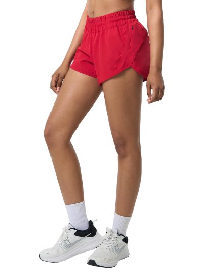 Athletic Shorts for Women,Women's Quick Dry Workout Sports Active Running Track Shorts with Elastic and Zip Pockets