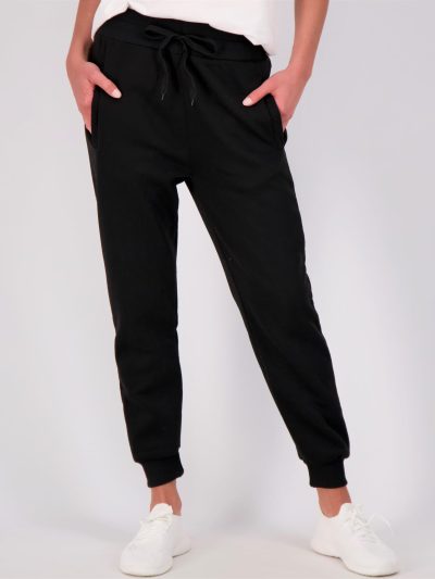 Real Essentials 3 Pack: Women's Ultra-Soft & Warm Fleece Joggers Sweatpants with Pocket (Available in Plus Size)