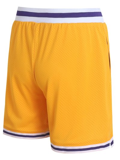 DEHANER Men's Basketball Shorts with Zip Pockets for Workout Gym Sports, Featuring Breathable Mesh Fabric