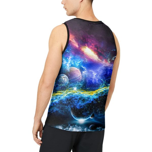 Men's 3D Tank Tops Summer Casual Novelty Sleeveless Shirt Unisex Colorful Graphics Top Tees Shirt