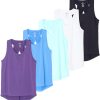 713cy7Rhd8L.jpg 5 Pack: Women's Crossback Keyhole Open Back Workout Tank Top Dry-Fit Sleeveless Yoga Gym (Available in Plus)
