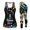 Women Tank Top Legging Set, Workout Set 2 Pieces Activewear for Women, Yoga Set Gifts for Mom