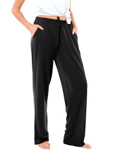 Women's 4 Pack Casual Active Relaxed Flowy Fit Lounge & Yoga Pants