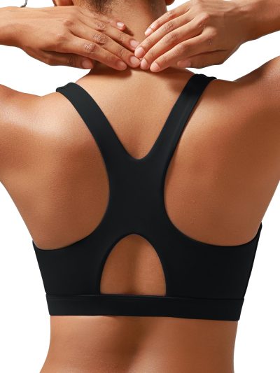 Sports Bras for Women High Support,Racerback Molded Cup High Impact Sports Bra Workout Yoga Bra