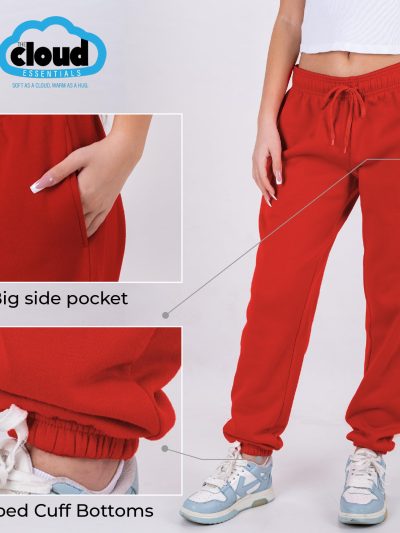 3 Pack Womens Sweatpants Comfortable Fleece Ladies Joggers