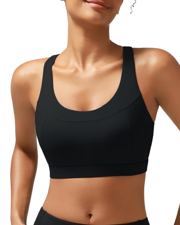 Sports Bras for Women High Support,Racerback Molded Cup High Impact Sports Bra Workout Yoga Bra