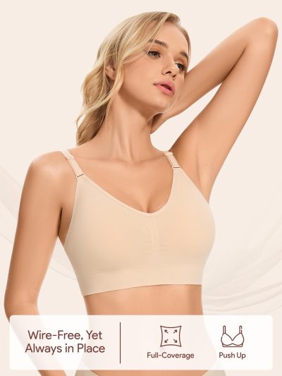 Wireless Bras for Women Cami Tank Top Sports Seamless Padded Bralettes for Women