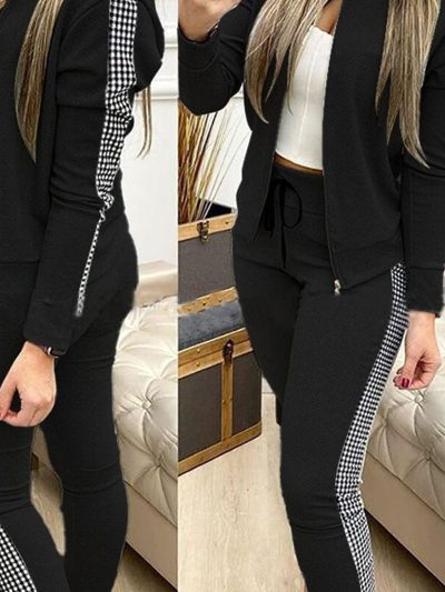 Women's 2 Piece Tracksuit Sweatsuits Sets Hoodie Sweatshirt and Jogging Sweatpants Suit