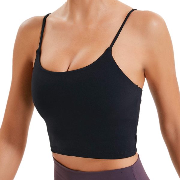 Women Padded Sports Bra Fitness Workout Running Shirts Yoga Tank Top