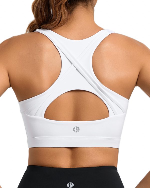 High Impact Sports Bras for Women High Support Women??s Sports Bra Racerback Workout Running Bra