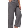 71RGerOboHL.jpg 3 Pack Women's Plus Size Sweatpants Wide Leg Cargo Lounge Pants High Waist Ladies' Slacks Drawstring Jogger with Pockets