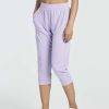 71UVdUA0dCL.jpg 3 Pack: Women's Ribbed Capri Jogger Lounge Sweatpants with Pockets Yoga Workout (Available in Plus Size)