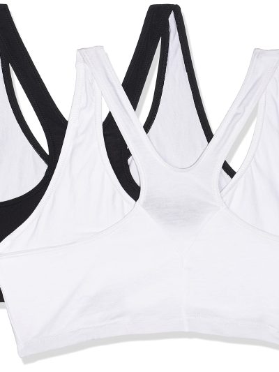 Women's X-Temp Wireless Bra Pack, Stretch Pullover Bra, Low-Impact Racerback Bra, 2-Pack