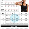 71dA07kzEoL.jpg High Impact Sports Bras for Women - Square Neck Longline Workout Crop Tops with Built in Shelf Yoga Bra