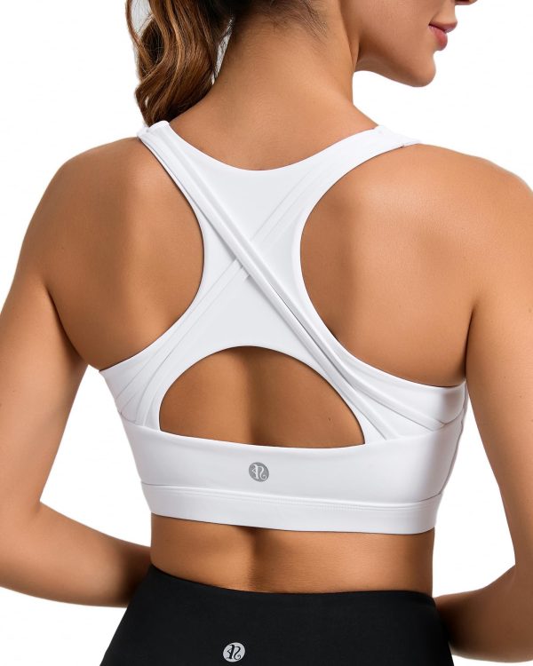 High Impact Sports Bras for Women High Support Women??s Sports Bra Racerback Workout Running Bra