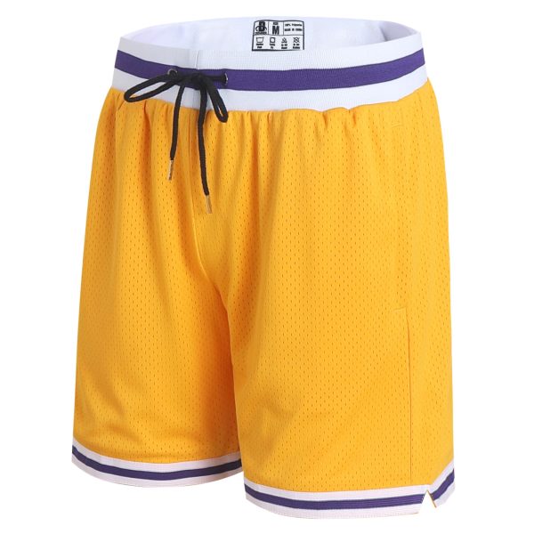DEHANER Men's Basketball Shorts with Zip Pockets for Workout Gym Sports, Featuring Breathable Mesh Fabric