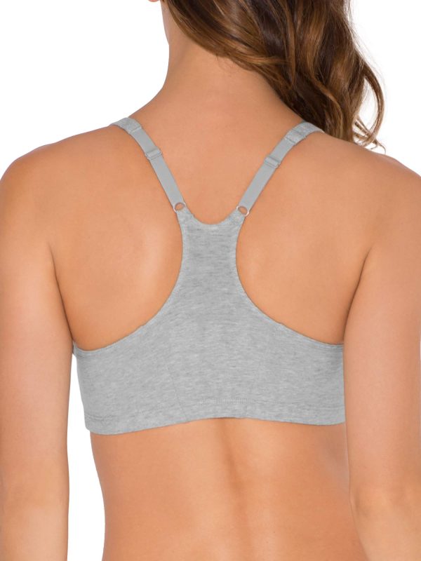 Women's Adjustable Shirred Front Racerback Sports Bra Multi Packs!