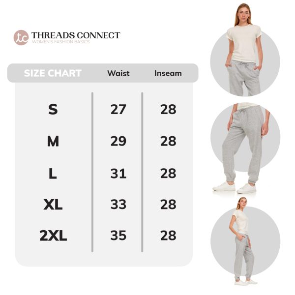 High Waisted Sweatpants for Women ?C Cinch Bottom Fleece Womens Oversized Joggers
