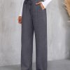 81C7II4O57L.jpg 3 Pack Women's Lounge Pants with Pockets Casual Wide Leg Drawstring Yoga Pants Straight Trousers Spring Bottoms