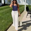 81CdFfze2oL.jpg Wide Leg Yoga Pants Women High Waisted Workout Pants UPF 50+ Drawstring Sweatpants with 4 Pockets