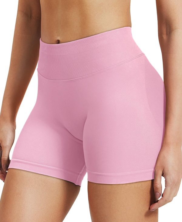 Women Workout Impact Shorts 3.6"/ 4.5"/ 6" Scrunch Butt Lifting Gym Seamless Booty Biker Shorts