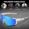 Polarized Sports Sunglasses for Men Women,Driving Fishing Cycling Mountain Bike Sunglasses UV400 Protection