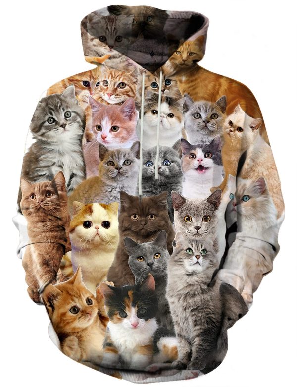 Unisex Adults 3D Printed Fashion Hoodies for Men Women Pullover Novelty Sweatshirts with Big Pockets
