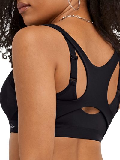 Women's Sports Bra, Motion Control Zip High-impact Sports Bra, Wirefree Bra for Women
