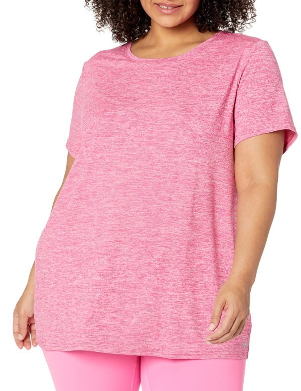 Women's Tech Stretch Short-Sleeve Crewneck T-Shirt (Available in Plus Size), Multipacks